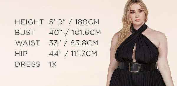 Fasheabe Plus Size Black Ruffle Plunging V-Neck Fit and Flare Top - GiFTiFY