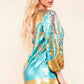 Fasheabe Sequin Pattern Shift Mini Dress - Multi