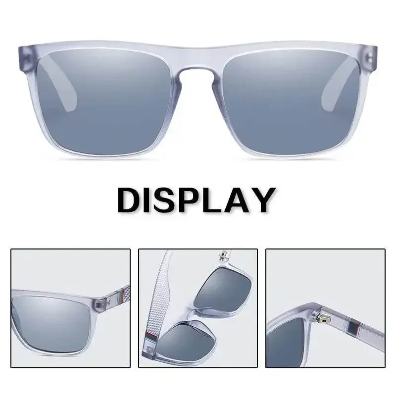 Fashion Square Vintage Polarized Sunglasses Men Women Retro Driving Fishing Sun Glasses UV400 Eyewear - GiFTiFY