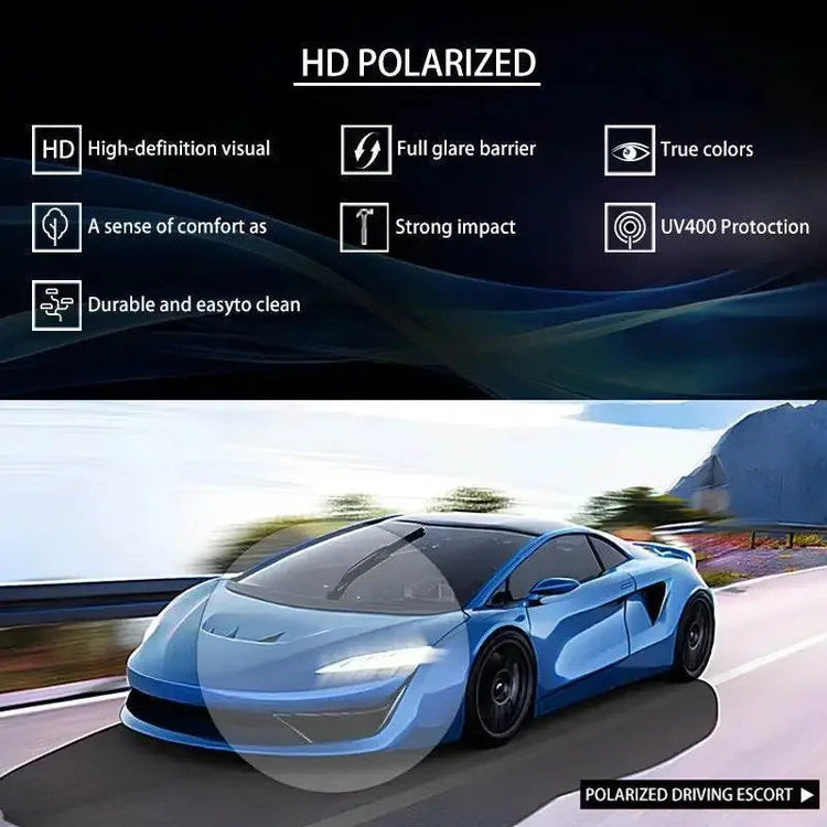 Fashion Square Vintage Polarized Sunglasses Men Women Retro Driving Fishing Sun Glasses UV400 Eyewear - GiFTiFY