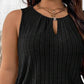 Plus Size Ribbed Knit Keyhole Tank Top - GiFTiFY