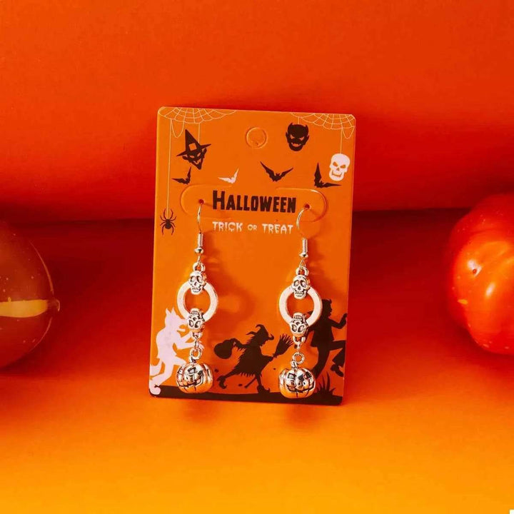 Halloween Pumpkin Dangle Earrings - GiFTiFY