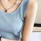 Plus Size Ribbed Scoop Neck Tank - GiFTiFY
