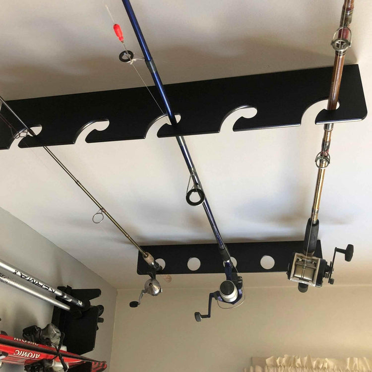 Fishing Rod Rack, Fishing Rod Storage, Garage Storage - GiFTiFY