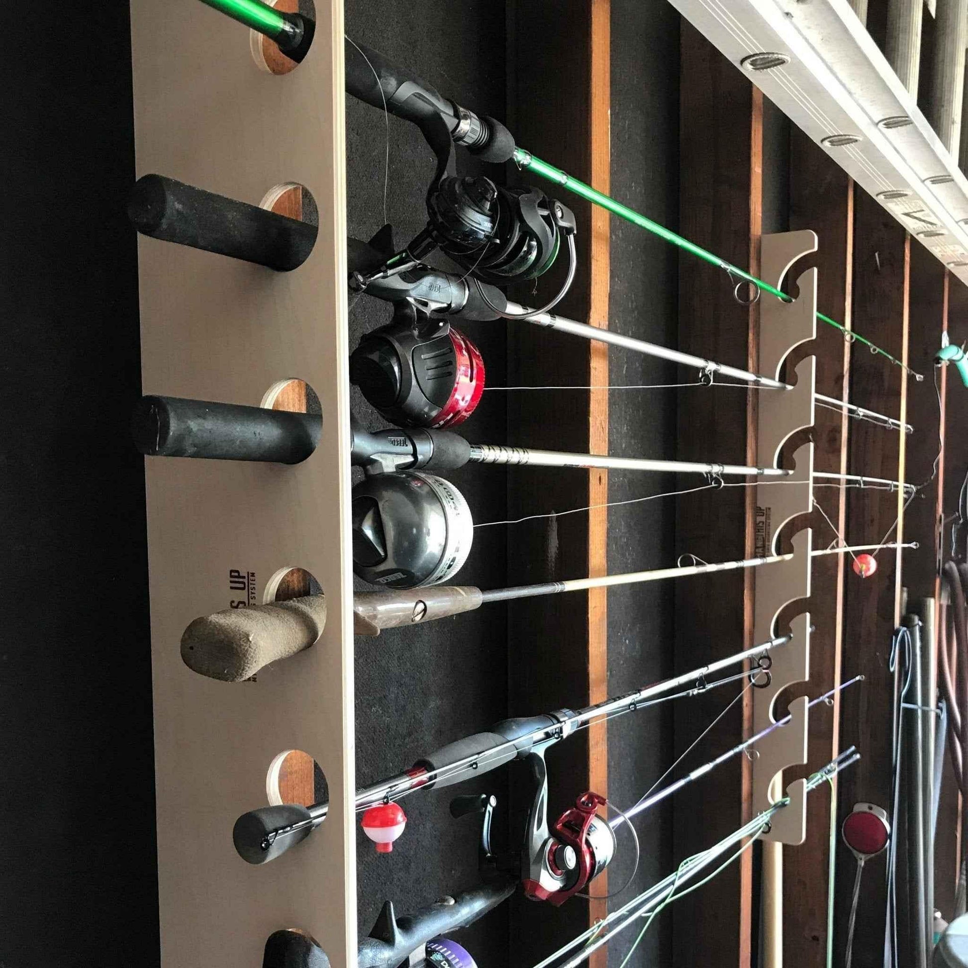 Fishing Rod Rack – Shed Organizer for Rod Storage