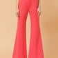 COUNTDOWN THE HOURS WOVEN FLARED PANTS