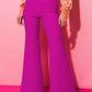 COUNTDOWN THE HOURS WOVEN FLARED PANTS