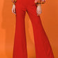 COUNTDOWN THE HOURS WOVEN FLARED PANTS Flying Tomato