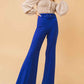COUNTDOWN THE HOURS WOVEN FLARED PANTS