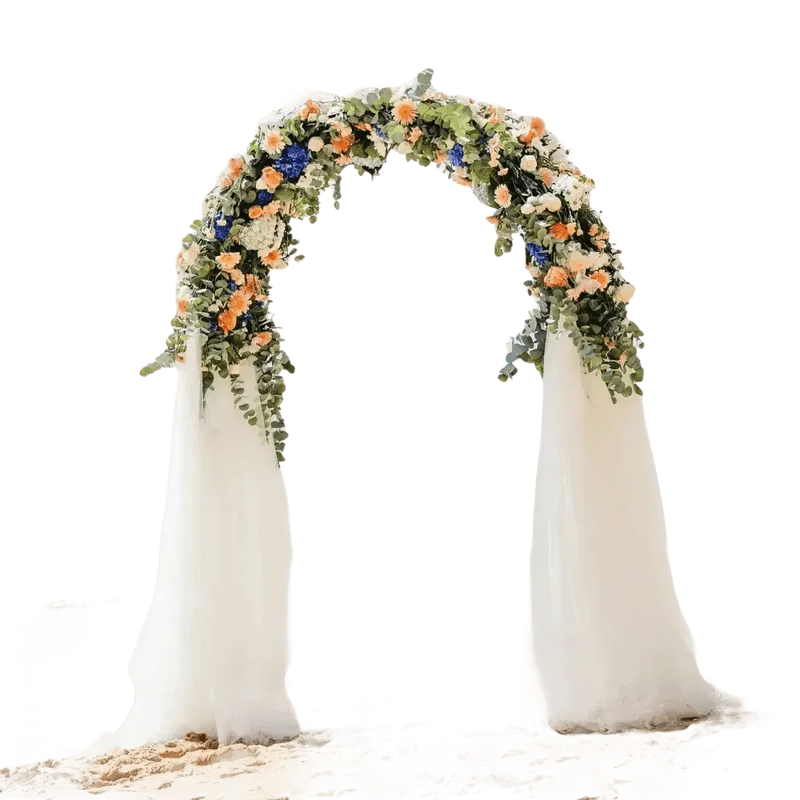 Metal Wedding Arch Floral Decoration Wedding Arch by Wisforfurniture Store