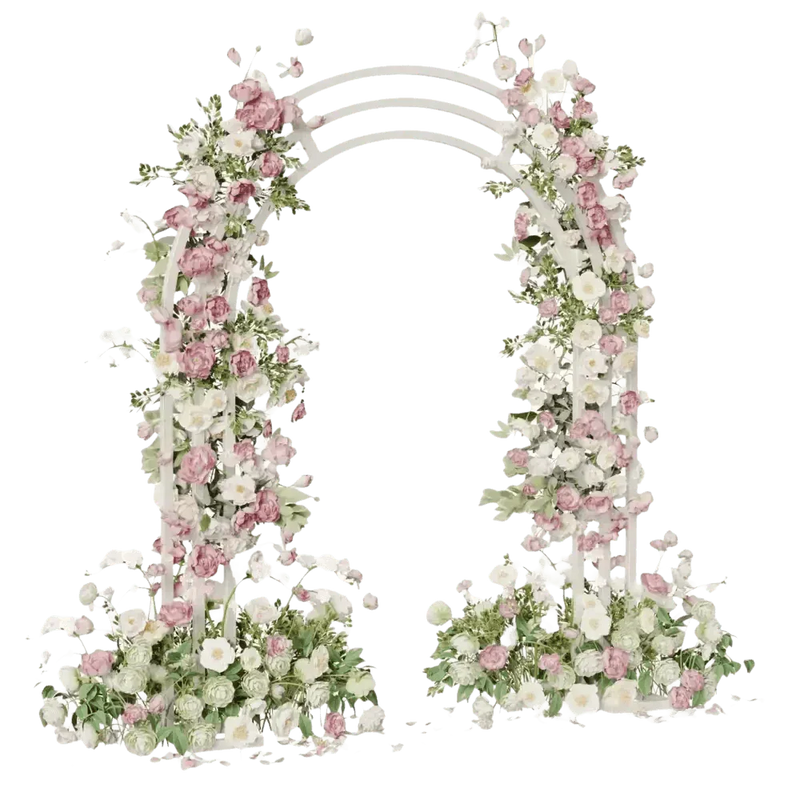 Metal Wedding Arch Floral Decoration Wedding Arch by Wisforfurniture Store