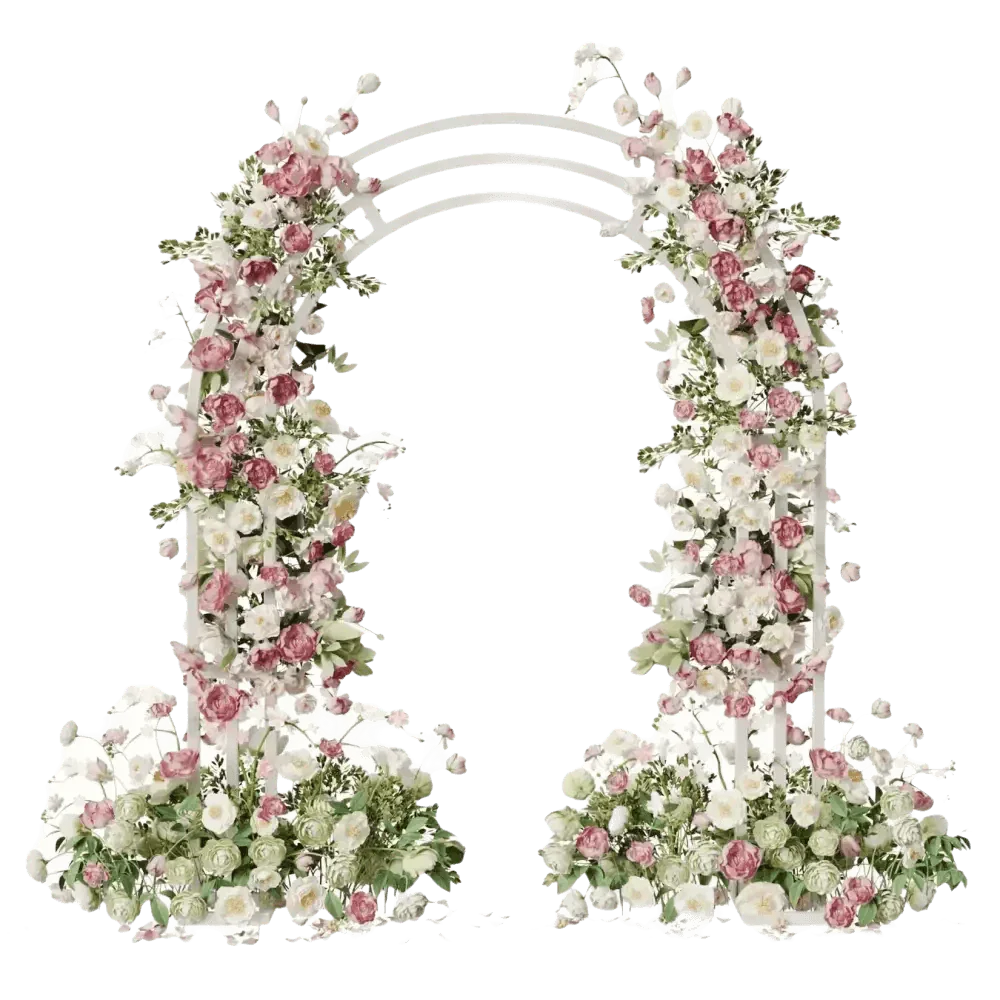 Metal Wedding Arch Floral Decoration Wedding Arch by Wisforfurniture Store