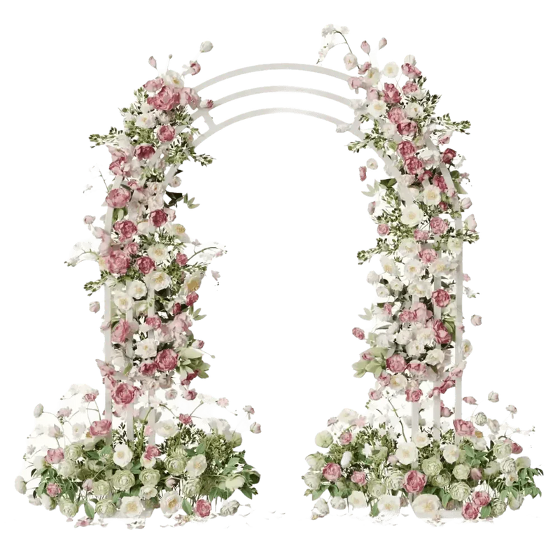 Metal Wedding Arch Floral Decoration Wedding Arch by Wisforfurniture Store