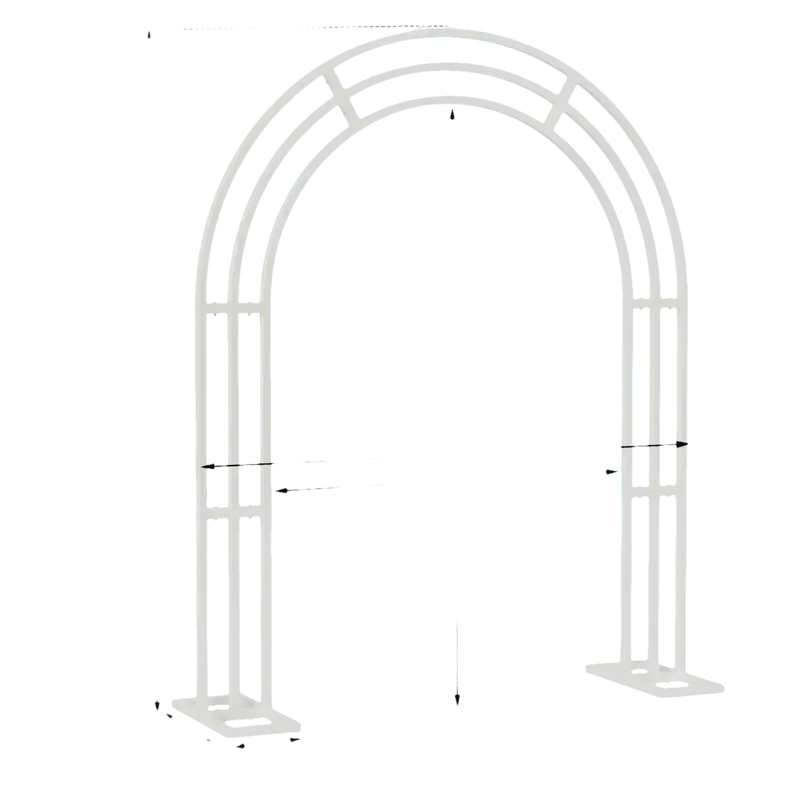 Metal Wedding Arch Floral Decoration Wedding Arch by Wisforfurniture Store