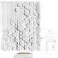 White Flowers Floral Bathroom Set DM6237 180x180cm Style Shower - GiFTiFY