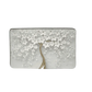White Flowers Floral Bathroom Set DM6237 180x180cm Style Shower - GiFTiFY