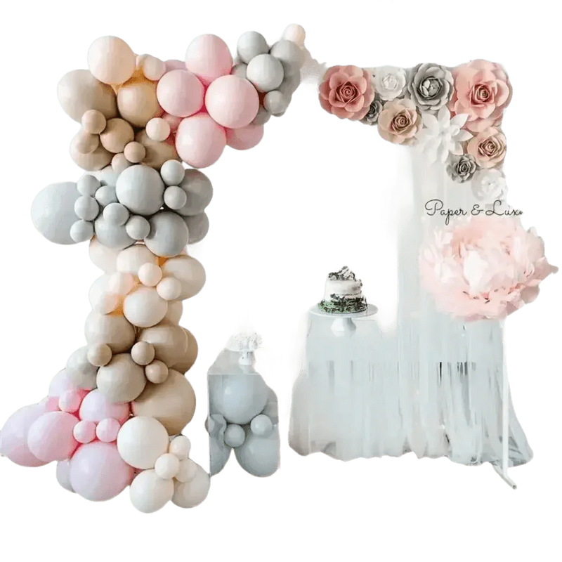 Pink Floral Wedding Backdrop Arch Wedding Decorations by Wisfor Store