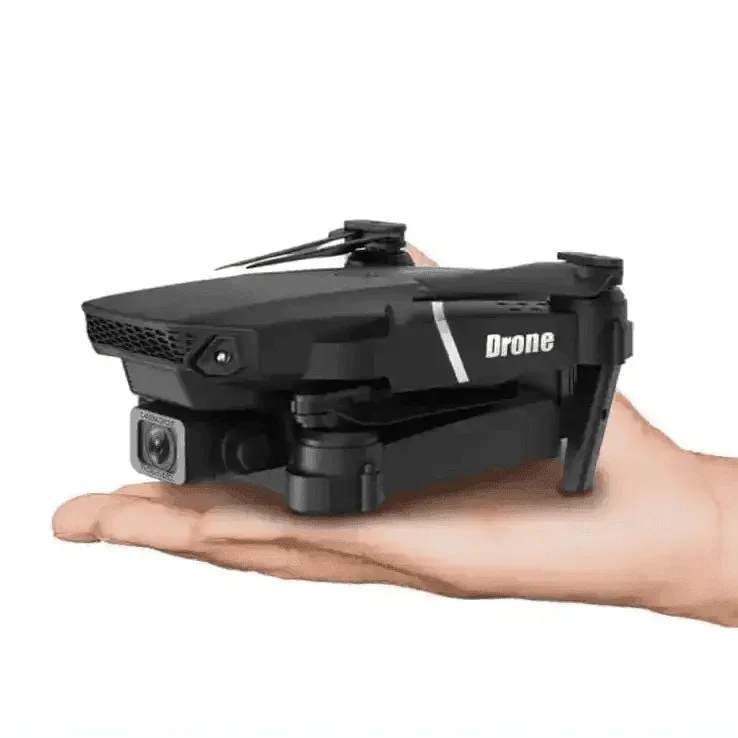 Foldable Black E88 Pro WiFi Drone Drones by DS