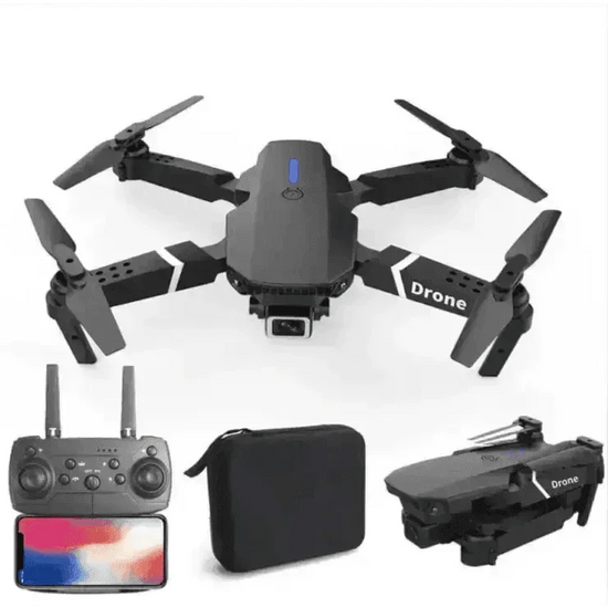Foldable Gray Professional 4k Drone - GiFTiFY