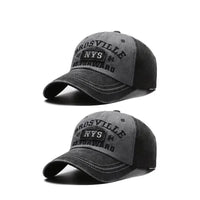 Four Seasons Men's Baseball Cap Casual Wash Embroidered Cap Curved Brim Bowler Sun Hat