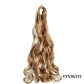 French Curly Braiding Hair 14Inch Synthetic Curly Braiding Hair Pre Stretched Loose Wavy Curl Braiding Hair Extensions For Women - GiFTiFY