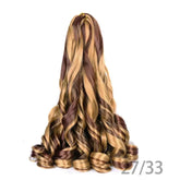 French Curly Braiding Hair 14Inch Synthetic Curly Braiding Hair Pre Stretched Loose Wavy Curl Braiding Hair Extensions For Women - GiFTiFY