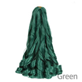 French Curly Braiding Hair 14Inch Synthetic Curly Braiding Hair Pre Stretched Loose Wavy Curl Braiding Hair Extensions For Women - GiFTiFY