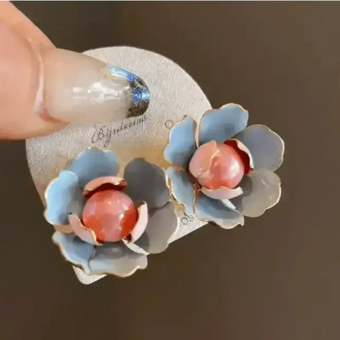 French Style Exaggerated Big Eyes Long Earrings Fashion Pearl Water Droplets Earring - GiFiFY