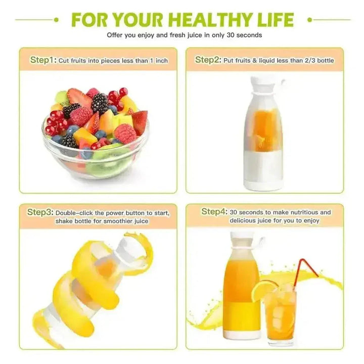 Fruit Filled Juicer Cup for a Healthier Lifestyle. smart fruit juicer cup - GiFTiFY