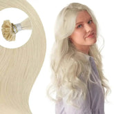 Full Shine U Tip Hair Extensions Fusion Hair Balayage Color 40-50g Keratin Glue Beads Prebonded Human Hair Extensiones - GiFTiFY