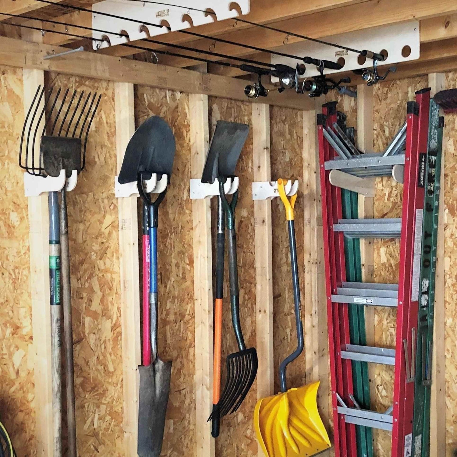 Garden Tool Organizer – Shed Storage Rack for Yard Tools - GiFTiFY