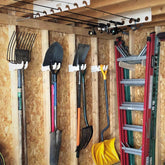 Garden Tool Organizer – Shed Storage Rack for Yard Tools - GiFTiFY