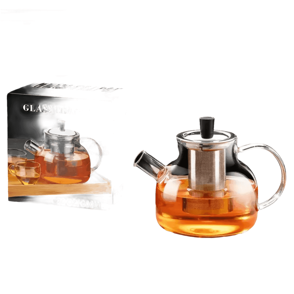 Glass Teapot Camping Water Bottle - GiFTiFY