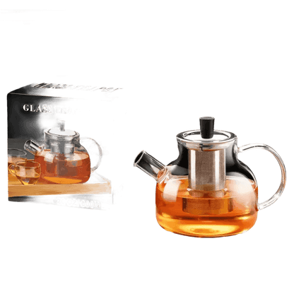 Glass Teapot Camping Water Bottle - GiFTiFY