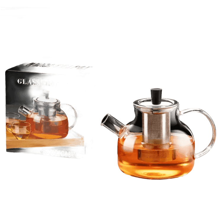 Glass Teapot Camping Water Bottle - GiFTiFY