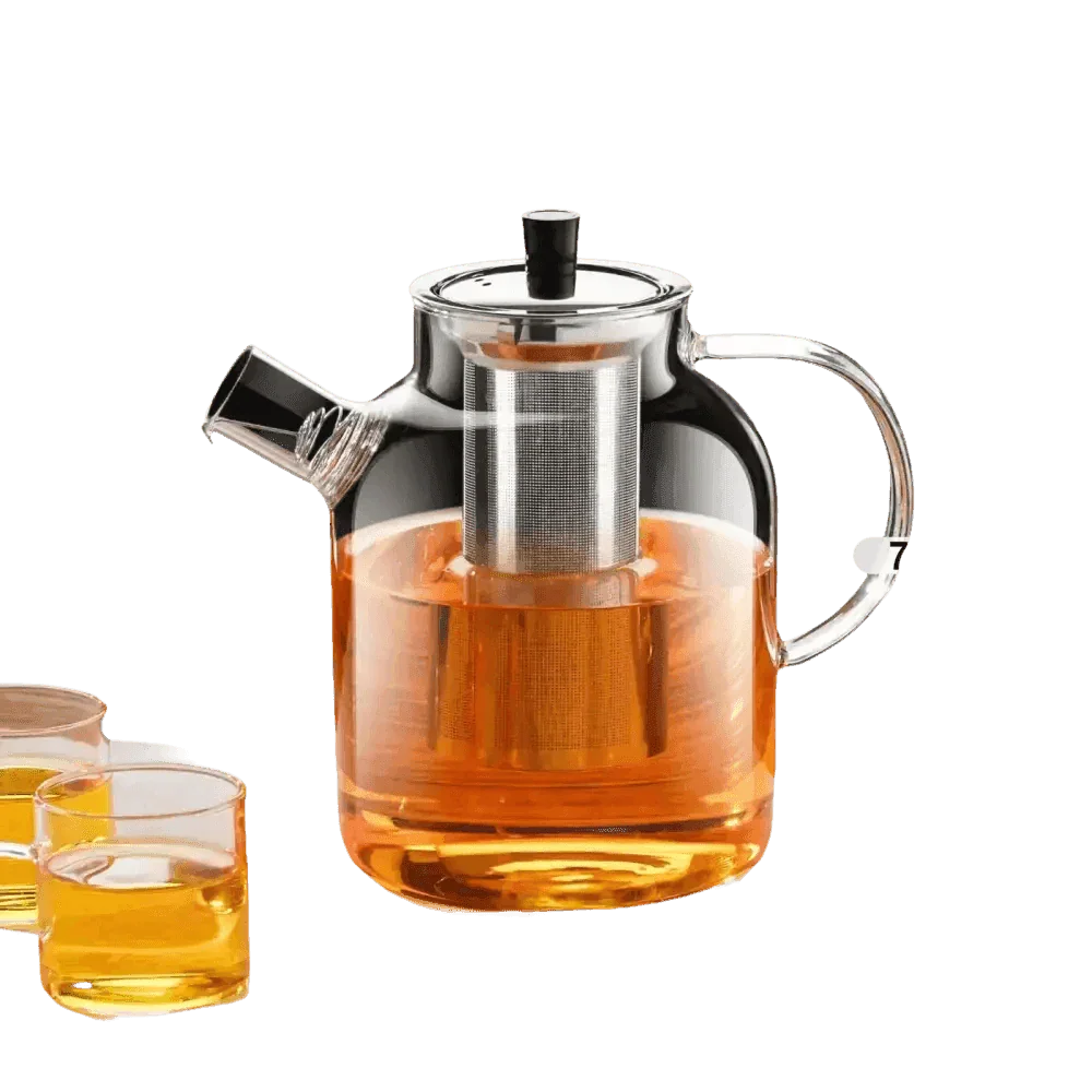 Glass Teapot Camping Water Bottle Glass Water Jug by GIANXI Official Store