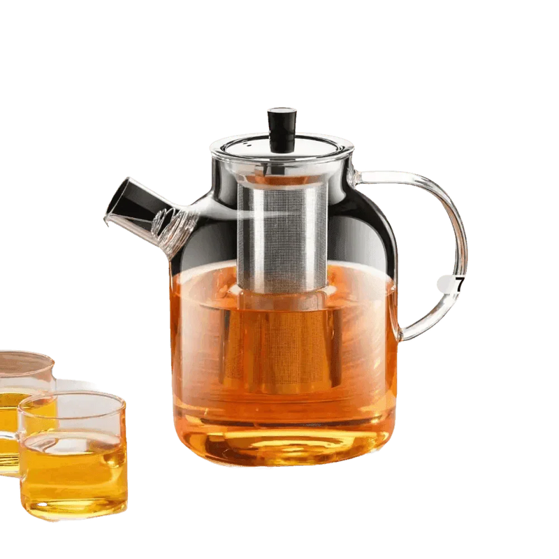 Glass Teapot Camping Water Bottle Glass Water Jug by GIANXI Official Store