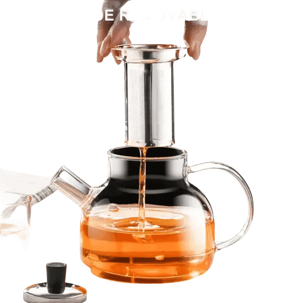 Glass Teapot Camping Water Bottle Glass Water Jug by GIANXI Official Store