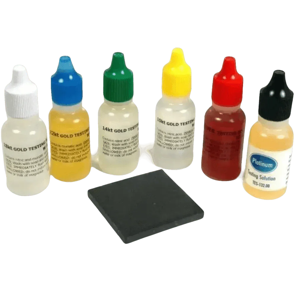 Gold and Platinum Acid Test Kit 10k 14k Testing Jewlery test Kit by PuriTest