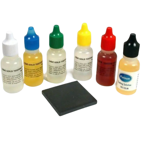 Gold and platinum testing kit.