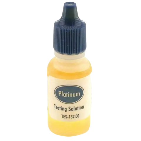 Platinum testing solution.
