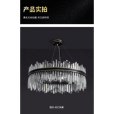 Gold Dia 80cm Crystal Ceiling Pendant Luxury Modest Crystal Chandelier Round Crystal Chandelier - GiFTiFY