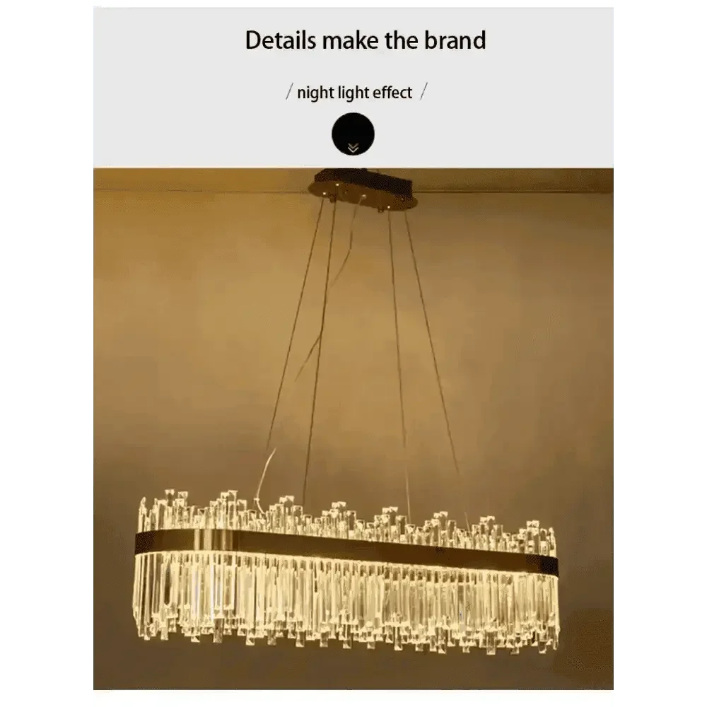 Gold Dia 80cm Crystal Ceiling Pendant Luxury Modest Crystal Chandelier Round Crystal Chandelier - GiFTiFY