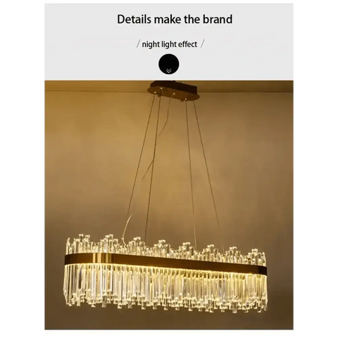 Gold Dia 80cm Crystal Ceiling Pendant Luxury Modest Crystal Chandelier Round Crystal Chandelier - GiFiFY