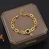 Gold Fashion Link Chain Bracelet Collection - GiFTiFY