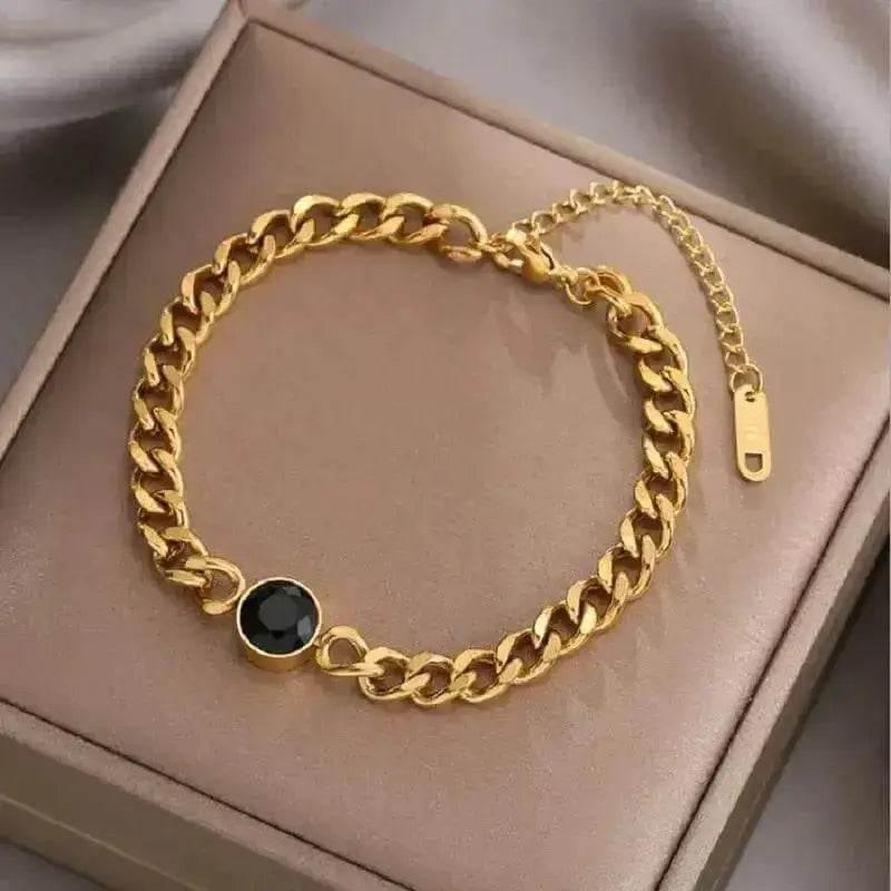 Gold Fashion Link Chain Bracelet Collection - GiFTiFY