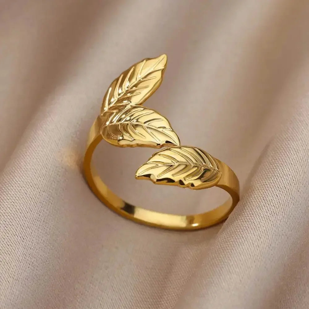 Gold Geometric Stainless Steel Ring - GiFTiFY