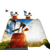 Golf Duvet Cover Set 240x210cm 3pcs Pillow Case 50x75cm - GiFTiFY