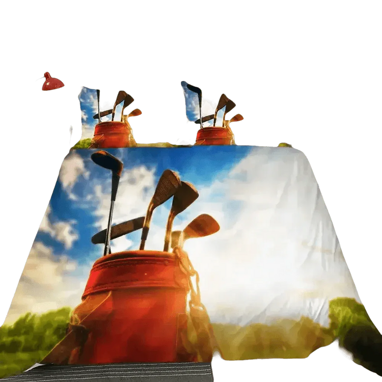 Golf Duvet Cover Set 240x210cm 3pcs Pillow Case 50x75cm - GiFTiFY