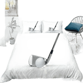 Golf Duvet Cover Set 240x210cm 3pcs Pillow Case 50x75cm - GiFTiFY